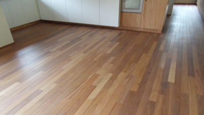 Parquet en Gaïac